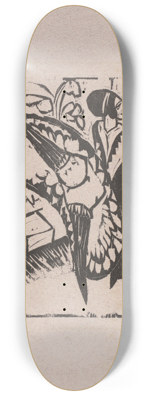 Ernst Ludwig Kirchner - Schleudertanz 8.25 inch art skate deck