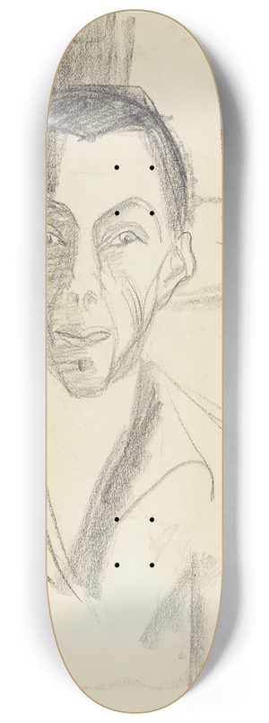 Ernst Ludwig Kirchner - Selbstbildnis 8.25 inch art skate deck