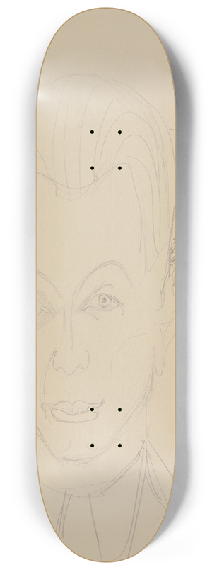 Ernst Ludwig Kirchner - Self-portrait 8.25 inch art skate deck