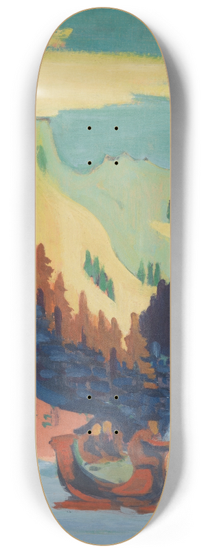 Ernst Ludwig Kirchner - Sleigh Ride in the Snow 8.25 inch art skate deck