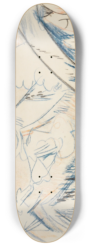 Ernst Ludwig Kirchner - Stafelalp 8.25 inch art skate deck