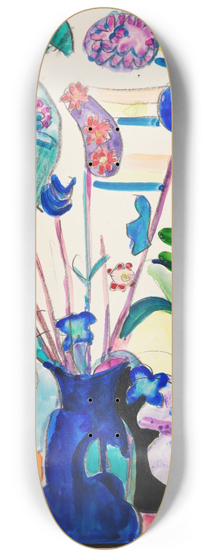 Ernst Ludwig Kirchner - Stillleben mit Calla 8.25 inch art skate deck