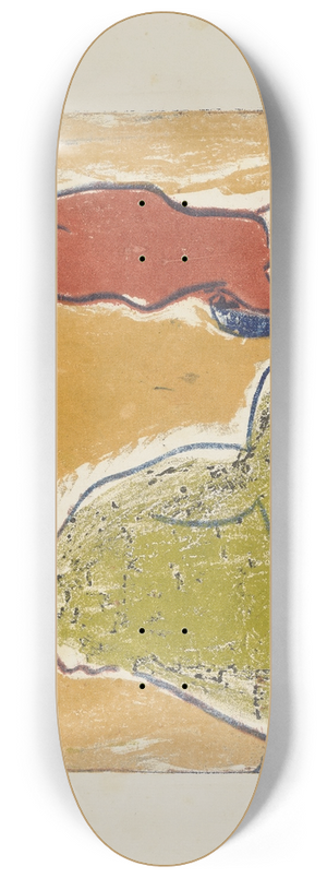 Ernst Ludwig Kirchner - Strandscene 8.25 inch art skate deck