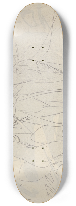 Ernst Ludwig Kirchner - Three standing nudes 8.25 inch art skate deck