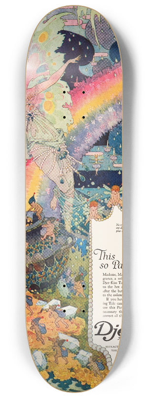 Frederick Richardson - Djer-Kiss, This so Parisian talc 8.25 inch art skate deck