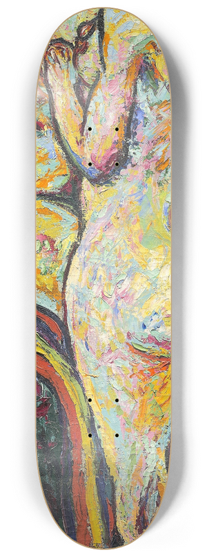 Ernst Ludwig Kirchner - Two Nudes (obverse) 8.25 inch art skate deck