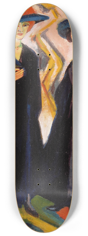 Ernst Ludwig Kirchner - Two Women 8.25 inch art skate deck