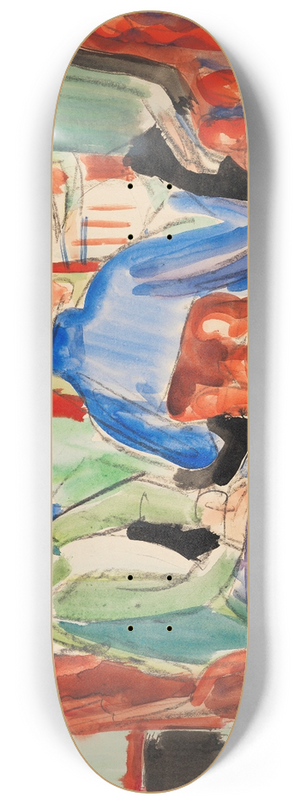 Ernst Ludwig Kirchner - Unterhaltung 8.25 inch art skate deck