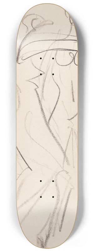 Ernst Ludwig Kirchner - Zwei weibliche Akte 8.25 inch art skate deck