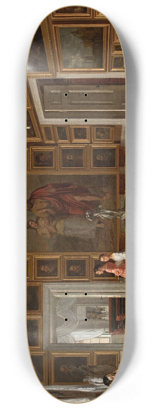 Aleksander Kokular - Interior of the living room in the artists house 8.25 inch art skate deck