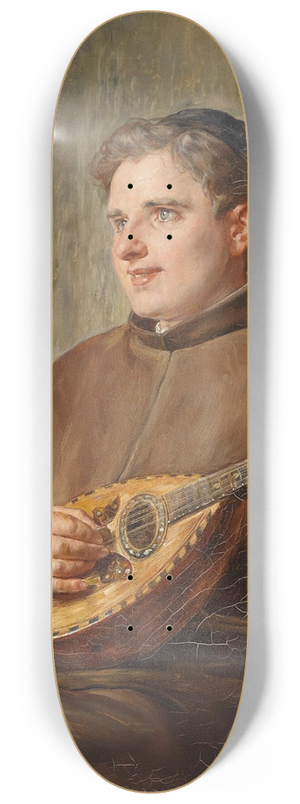 Ernst Nowak - Musizierender Mnch 8.25 inch art skate deck