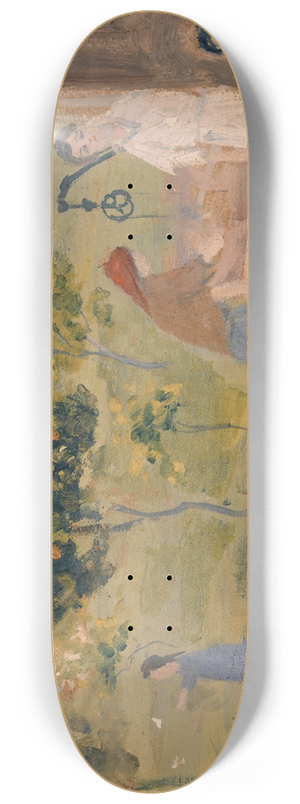 Ernst Schiess - At the Fountain 8.25 inch art skate deck