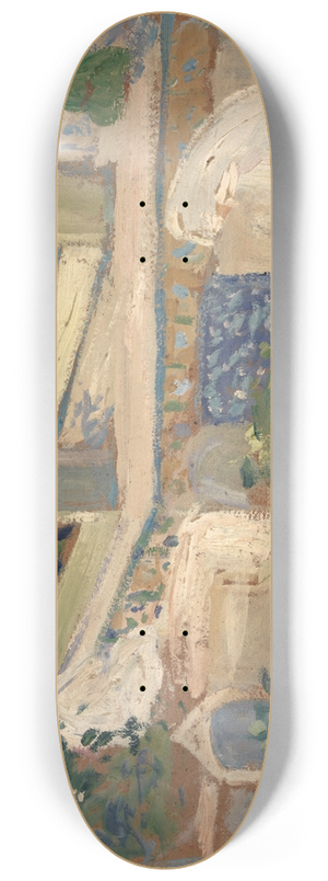 Ernst Schiess - Mohammedanischer Friedhof 8.25 inch art skate deck