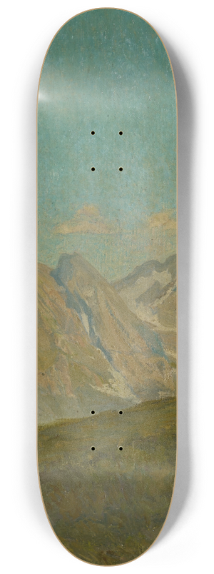 Ernst Schiess - Mountains 8.25 inch art skate deck
