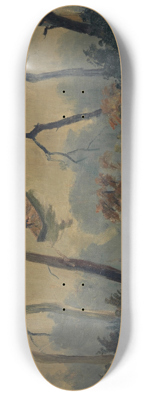 Ernst Schiess - Trees by the Water 8.25 inch art skate deck