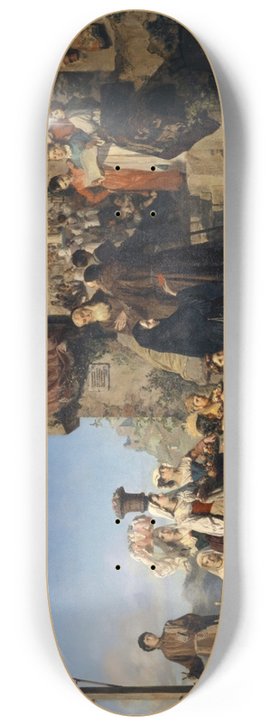 Ernst Stckelberg - Saint Marys Day in the Sabine Mountains 8.25 inch art skate deck