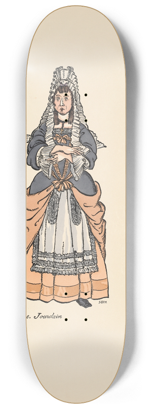 Ernst Stern - Madame Jourdain 8.25 inch art skate deck