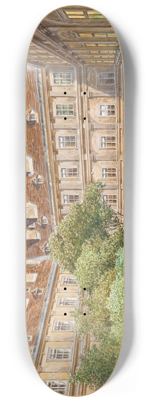 Erwin Pendl - Hof der Stallburg, Vienna 8.25 inch art skate deck