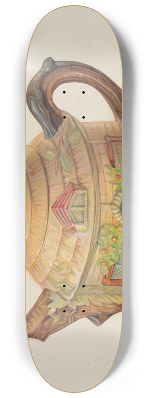 Erwin Schwabe - Teapot 8.25 inch art skate deck