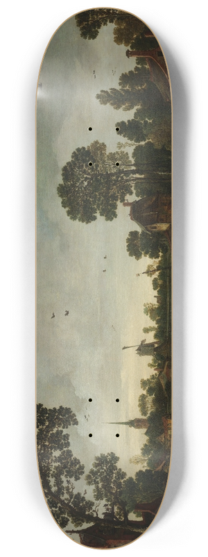 Esaias van de Velde - The Cattle Ferry 8.25 inch art skate deck