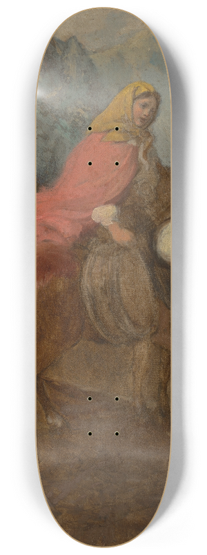 Aleksander Kotsis - A Highlander Woman on Horseback 8.25 inch art skate deck Aleksander Kotsis - A Highlander Woman on Horseback 8.25 inch art skate deck