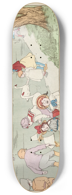 Ethel Mars - Boats on the lake 8.25 inch art skate deck
