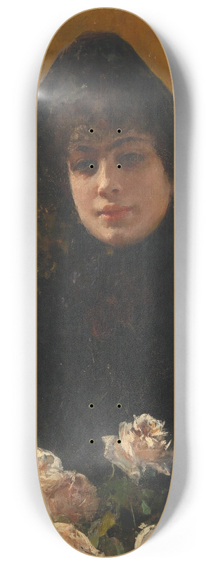 Ettore Cercone - Ein Blumengru 8.25 inch art skate deck