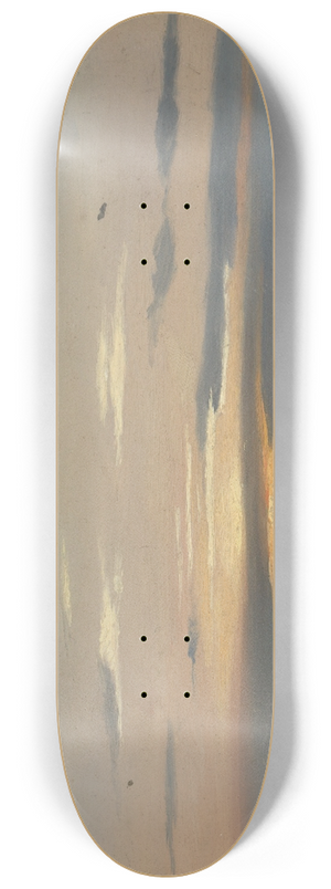 Eugen Bracht - Abendlandschaft 8.25 inch art skate deck