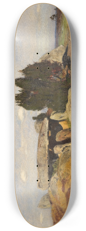 Eugen Bracht - Hnengrab in der Heide 8.25 inch art skate deck