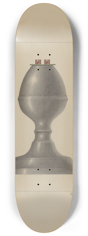 Eugene Barrell - Lamp 8.25 inch art skate deck