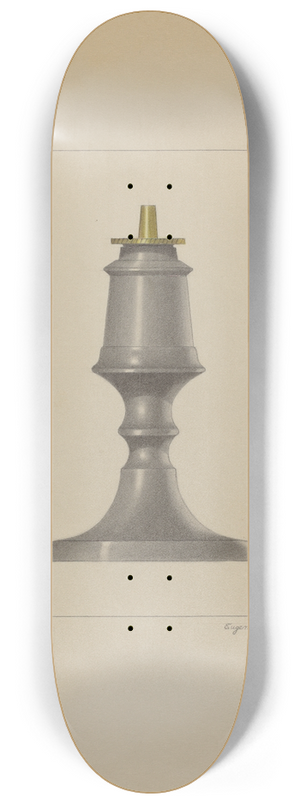 Eugene Barrell - Lamp 8.25 inch art skate deck