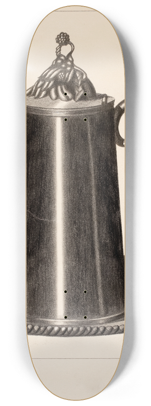 Eugene Barrell - Pewter Flagon 8.25 inch art skate deck