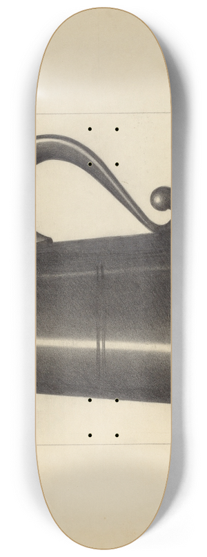 Eugene Barrell - Pewter Mug 8.25 inch art skate deck