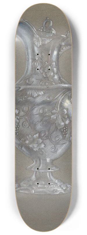 Eugene Barrell - Silver Creamer 8.25 inch art skate deck