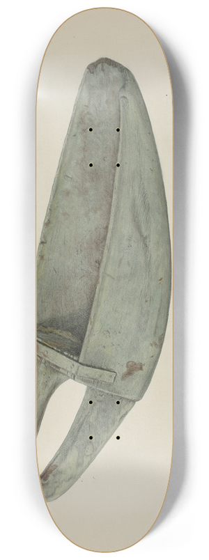 Eugene Bartz - Wooden Scoop 8.25 inch art skate deck