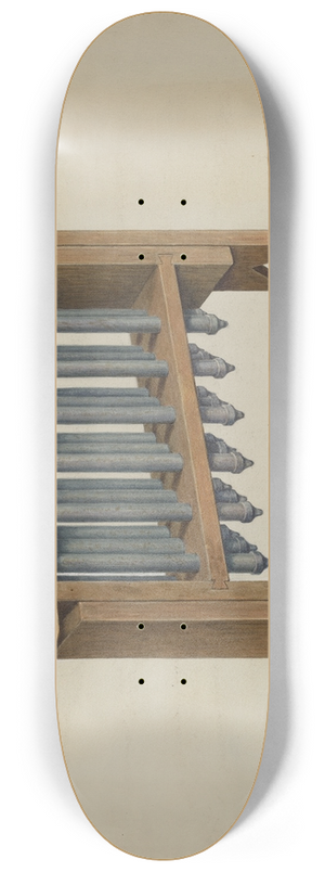 Eugene Croe - Candle Mold 8.25 inch art skate deck