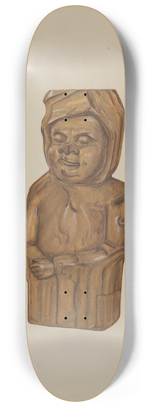 Eugene Croe - Woodcarving 8.25 inch art skate deck