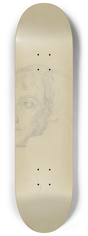 Eugen Eduard Schffer - Bildnis des Barthold Georg Niebuhr 8.25 inch art skate deck