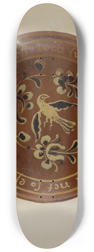 Eugene Shellady - Pa. German Dish 8.25 inch art skate deck