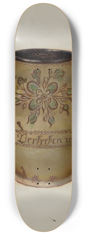 Eugene Shellady - Pa. German Jar 8.25 inch art skate deck