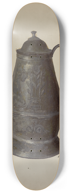 Eugene Shellady - Pa. German Teapot 8.25 inch art skate deck