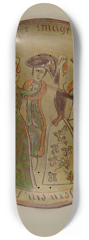 Eugene Shellady - Pie Plate 8.25 inch art skate deck