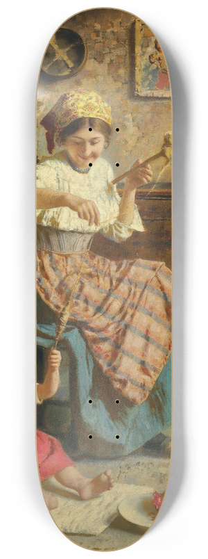 Eugenio Zampighi - Spinning in the Kitchen 8.25 inch art skate deck