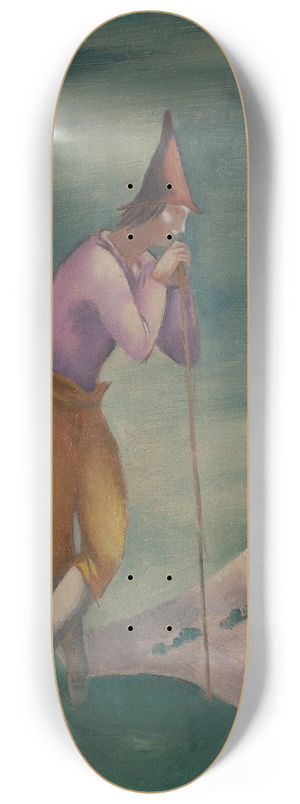 Eugeniusz Zak - Krajobraz z wdrowcem 8.25 inch art skate deck