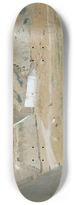 Eugen Jettel - Dorfpartie Strohhtten aus Staatz 8.25 inch art skate deck