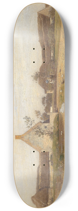 Eugen Jettel - Eingang zum Dorf Cayeux 8.25 inch art skate deck