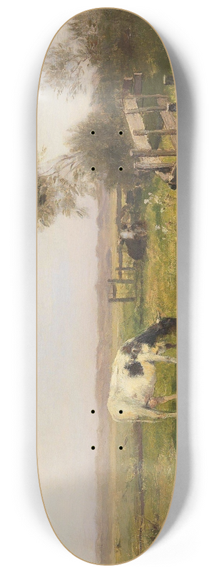 Eugen Jettel - Khe auf der Weide 8.25 inch art skate deck