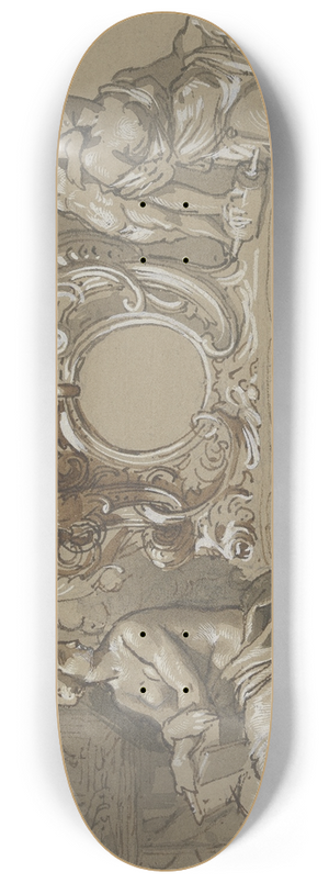 Eugen Klimsch - Kopfleiste mit figrlichem Schmuck 8.25 inch art skate deck
