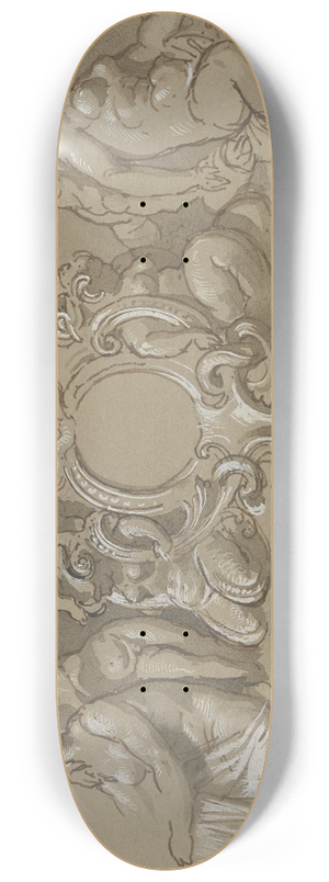Eugen Klimsch - Kopfleiste mit figrlichem Schmuck 2 8.25 inch art skate deck