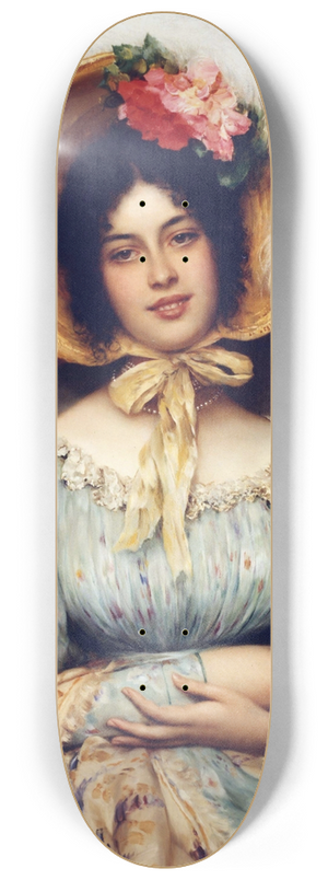 Eugen von Blaas - At the Opera 8.25 inch art skate deck